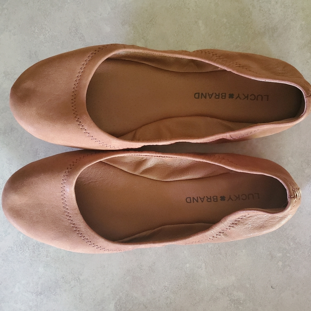 Lucky Brand leather flats